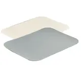 Couvercle pour barquette aluminium 2000 ml 18,4 x 25,3 cm - Opercule pour barquette aluminium - Lot de 100 - Moules jetables, Caissettes papier