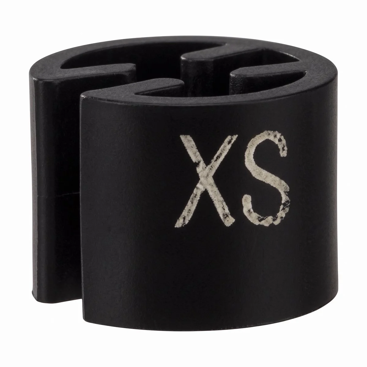 Marque-taille XS noir ø 1,3 cm – Indicateur de taille clipsable pour cintre – Paquet de 100 - Marques taille pour cintres