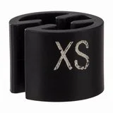 Marque-taille XS noir ø 1,3 cm – Indicateur de taille clipsable pour cintre – Paquet de 100 - Marques taille pour cintres