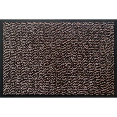 Tapis d'entrée Cahors beige / marron 60 x 80 cm - Tapis
