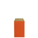 Pochette cadeau kraft vergé orange 7 x 13,5 cm - Sachet kraft - Lot de 250 - Pochettes cadeaux unies