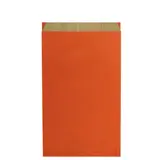 Pochette cadeau kraft vergé orange 25 x 7 x 41 cm - Sachet kraft - Lot de 250