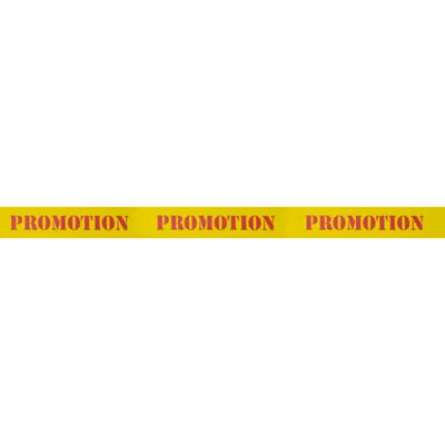 Bande de fond PVC PROMOTION pour réglettes porte-étiquette 34 mm x 50 m - Porte-étiquettes pour tablettes-2