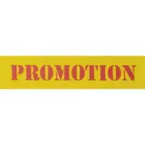 Bande de fond PVC PROMOTION pour réglettes porte-étiquette 34 mm x 50 m - Porte-étiquettes pour tablettes