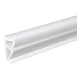 Profil pince affiche adhésif L 120 cm Blanc - Porte-affiches adhésifs