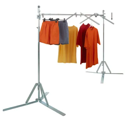 Bras perroquet incliné pour penderie de marché L 38 cm Zinc - Penderies et accessoires pour parasol-2