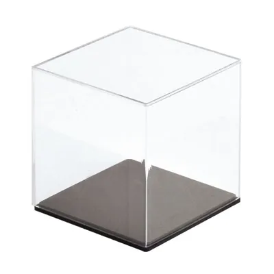 Cube de présentation transparent PMMA 12 x 12 x 12 cm - Cube plexi - Cube acrylique - Supports Plexi