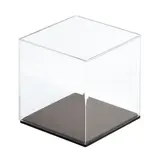 Cube de présentation transparent PMMA 12 x 12 x 12 cm - Cube plexi - Cube acrylique - Supports Plexi