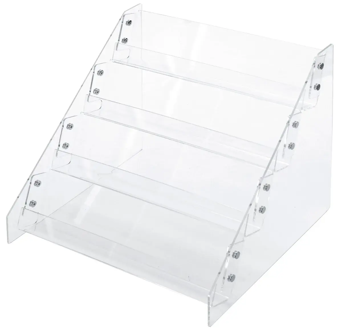 Présentoir plexi 4 niveaux 31 x 28 x 29 cm - Présentoir de comptoir - Supports Plexi