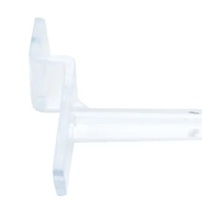 Broche simple plastique de réserve pour panneau rainuré ø 6 mm x L 5 cm Transparente - Tige - Lot de 10 - Broches simples pour panneaux rainurés-3