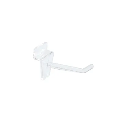 Broche simple plastique de réserve pour panneau rainuré ø 6 mm x L 5 cm Transparente - Tige - Lot de 10 - Broches simples pour panneaux rainurés