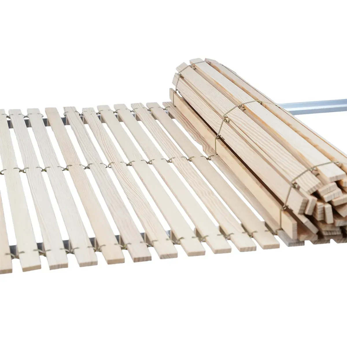 Claie en bois pour lit de camp 200 x 90 cm - Tables de marché, étals de marché-3