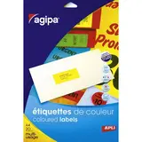 Étiquette adhésive blanche 190 x 38 mm, paquet de 140 - Étiquettes adhésives neutres
