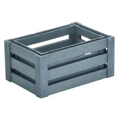 Lot de 2 caisses en bois ajourées - Caisse en bois-2