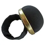 Porte épingles suédine Bohin - Bracelet porte épingles ajustable - Noir
