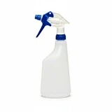 Flacon spray vide 600 ml gradué HDPE 28/400 – Flacon pulvérisateur 600 ml - Transparent / Bleu