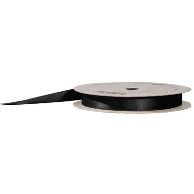 Ruban satin noir double face 16 mm x 45 m - Rubans cadeaux, Rubans tissu, Cordons