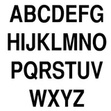 Lettres adhésives - Lettres et chiffres adhésifs
