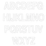 Lettres adhésives - Lettres et chiffres adhésifs