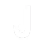 Lettre adhésive J - Lettres et chiffres adhésifs