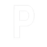 Lettre adhésive P - Lettres et chiffres adhésifs