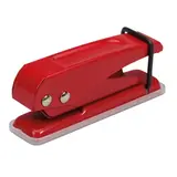 Perforateur 1 trou capacité 20 feuilles Solveig métal laqué – Bleu / Rouge - Perforateurs