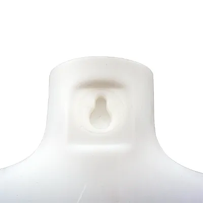 Buste femme plastique H 60 cm - Torse femme - Blanc - Bustes mannequins femmes-4