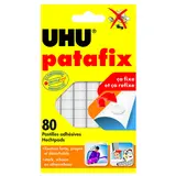 Pastilles adhésives prédécoupées et repositionnables Patafix UHU - Blanches - Étui de 80 pastilles - Rubans adhésif, Double face, Patafix