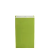 Pochette cadeau kraft vergé vert anis 16 x 8 x 27,5 cm - Sachet kraft - Lot de 250 - Pochettes cadeaux unies