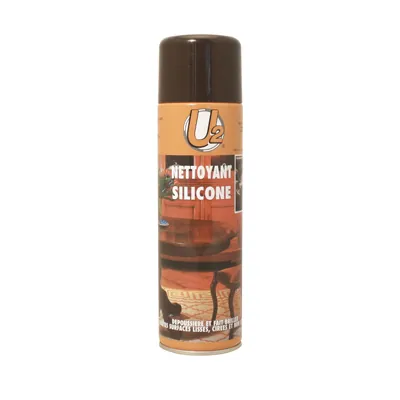 Nettoyant siliconé U2 500 ml parfum cire – Polish dépoussiérant brillant - Entretiens divers