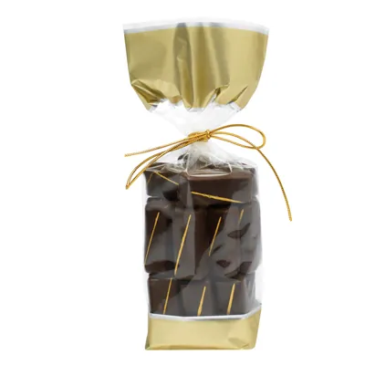 Sachet confiserie fond carton glacé or 10 x 20 cm polypro 35µ - Sachet bonbons - Lot de 100 - Sachets bonbon, Sachets confiserie-6