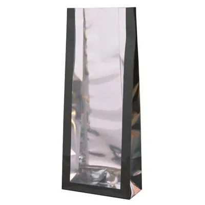 Sachet SOS fond PP Glossy noir 9 x 4,5 x 24 cm 55µ - Sachet confiserie - Sachet bonbons - Lot de 50 - Sachets bonbon, Sachets confiserie