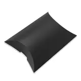 Boîte berlingot carton 9 x 6,5 x 2,5 cm - Noir - Pochette cadeau carton - Lot de 50