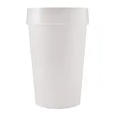 Gobelet plastique gradué 33 cl ø 7,2 x 11,3 cm - Gobelet réutilisable - Verre plastique - Blanc opaque - Lot de 50
