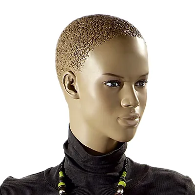 Mannequin femme afro, cheveux sculptés, mains sur les hanches - Mannequins femmes-2