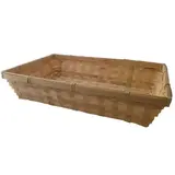 Corbeille bambou rectangulaire naturel 33 x 21 x 7 cm, paquet de 10