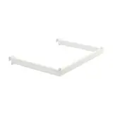 Penderie déportée pour barre de charge - Ligne Store blanc pas de 25 mm