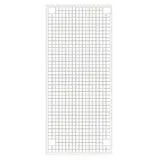 Grille avec cadre renforcé - Ligne Store blanc pas de 25 mm