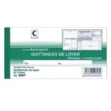 Carnet de quittance de loyer Elve Manifold 210 x 105 mm 50 pages autocopiantes 3 exemplaires - Factures