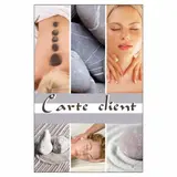 Carte fidélité client pour SPA, instituts de beauté et salons de coiffure 8,5 x 5,5 cm - Lot de 100 - Bons cadeaux