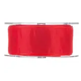 Ruban organza Rouge 40 mm x 20 m - Ruban emballage cadeau - Rubans cadeaux, Rubans tissu, Cordons