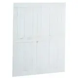 Panneau bois pour gondole Blanc camarillo 96,2 x 120 cm, ép.18 mm - Fond plein - Ligne Tradition