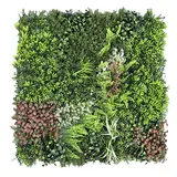Mur végétal artificiel urbain 100 x 100 cm - Panneau mural - Plantes et Fleurs artificielles