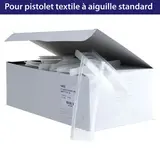 Attache étiquette pour pistolet textile aiguille standard 15mm, polypropylène - Boîte de 5000