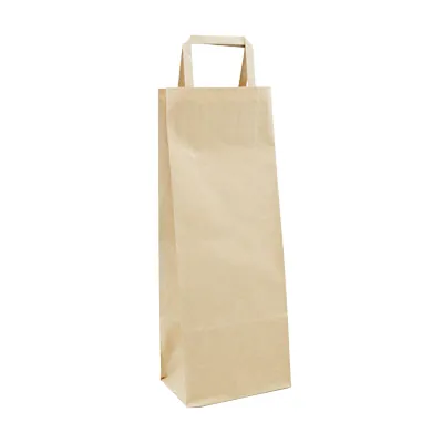 Sacs kraft 1 bouteille  - Sacs pour bouteilles de vin-3