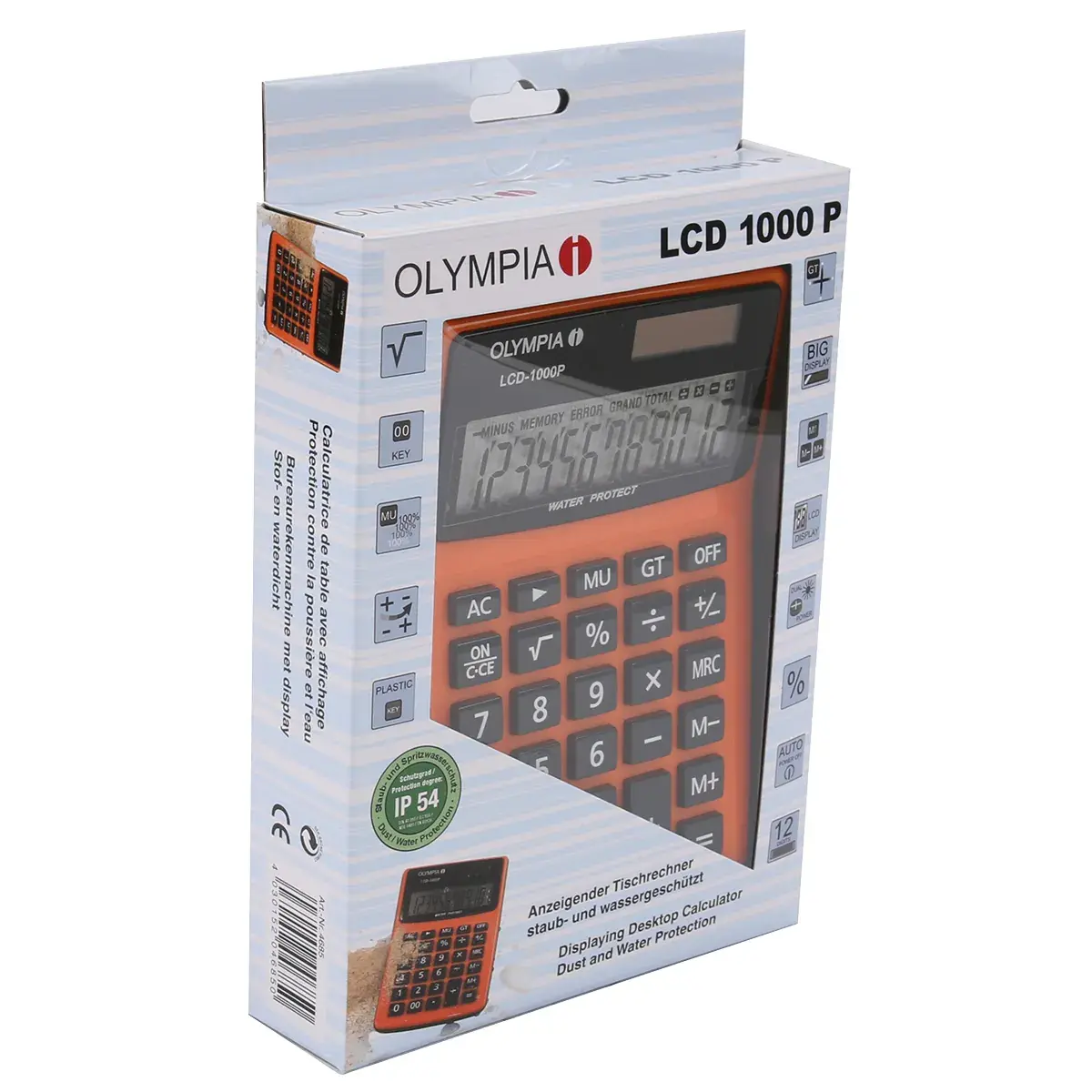 Calculatrice de bureau OLYMPIA LCD 1000P - Calculatrices-3