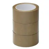 Ruban adhésif PVC havane 48 mm x 66 m - Ruban adhésif emballage - Lot de 6 - Rubans adhésifs et dévidoirs