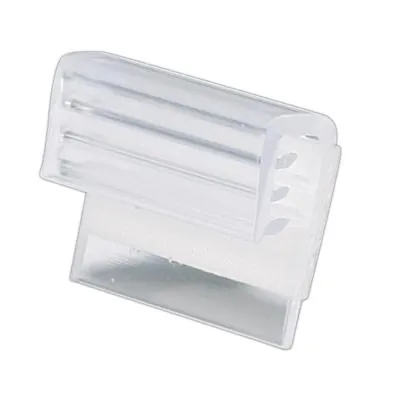 Grippeur stop-rayon en U 25x20mm - Grip stop-rayon facing - Transparent – Paquet de 100 - Stop-rayon