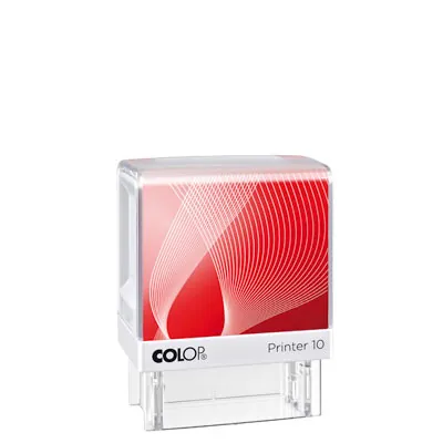 Tampon personnalisé standard 27 x 10 mm Colop Printer 10, 3 lignes - Tampon encreur personnalisé - Tampons personnalisés