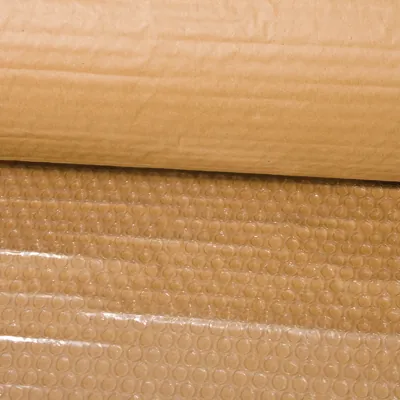Film bulles / Kraft - Papier bulles / kraft - Film protection - Rouleau 100 cm x 10 m - Plastique bulle emballage, Papier bulle, Film bulle-6